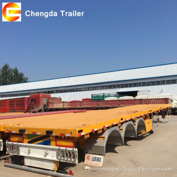 Trustworthy New Container Flatbed Semi Trailer for Sale